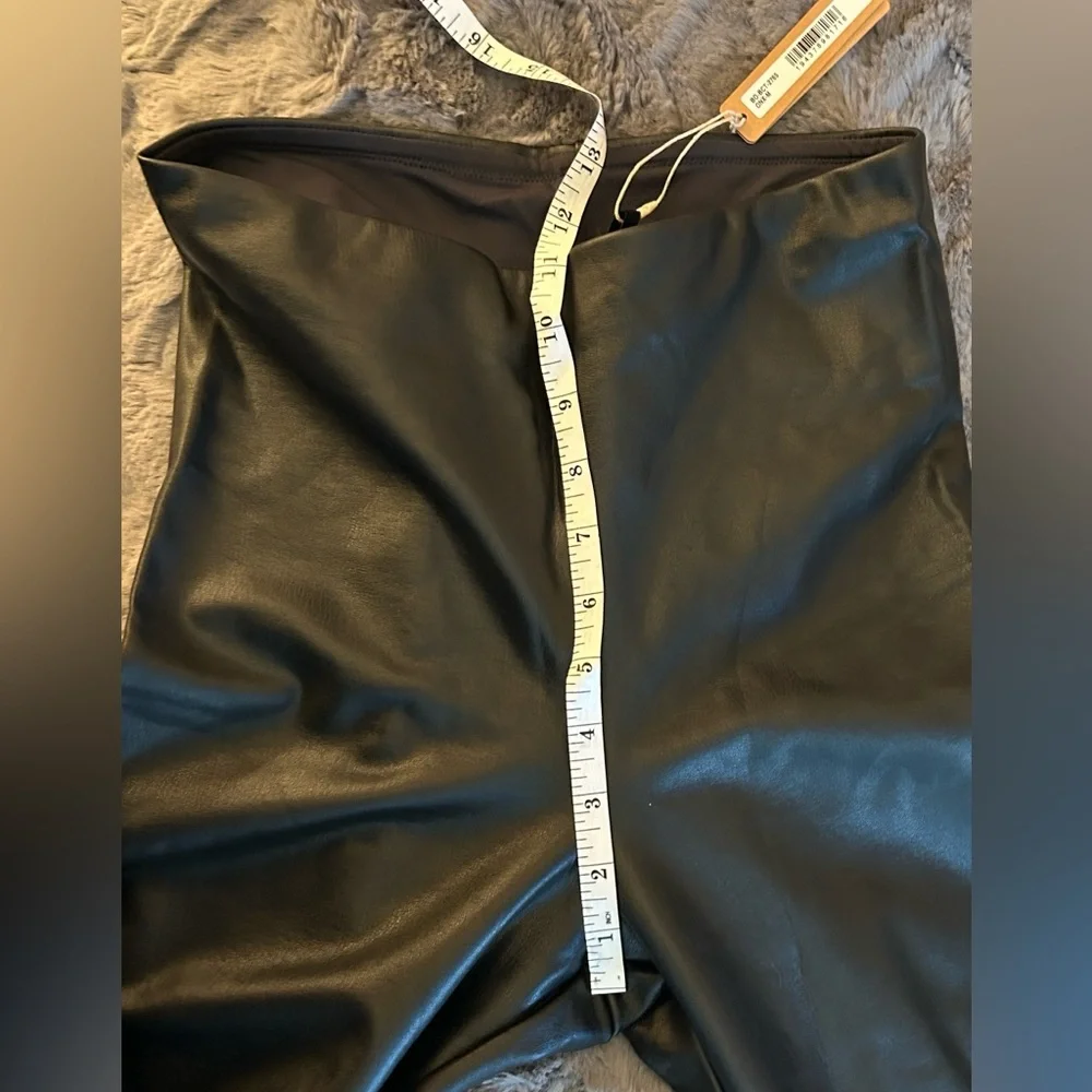 Skims NEW Black faux leather pants😍 - Picture 9 of 12